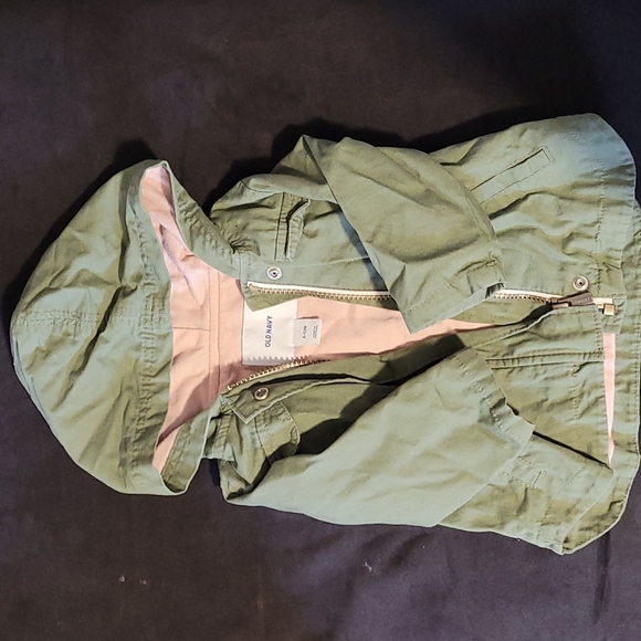 Green Jacket and black Jumper with white polkadots - Picture 2 of 4